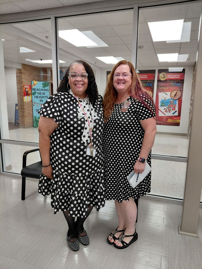 Ms. Morgan & Mrs. Lake in dots