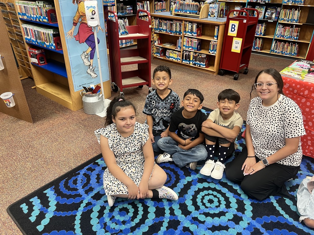 Ms. Marquez & kids in dots