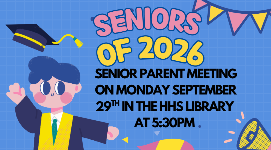 Senior Parent Meeting September 29th