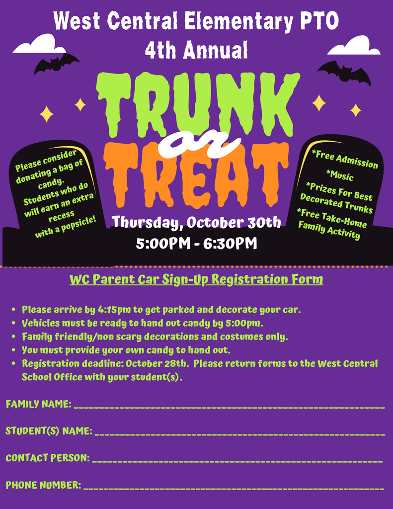 West Central PTO Trunk or Treat 2025