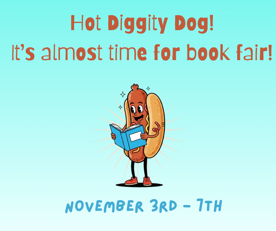 Save the Date book fair graphic