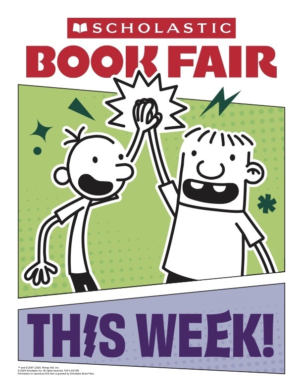 wimpy kid book fair graphic