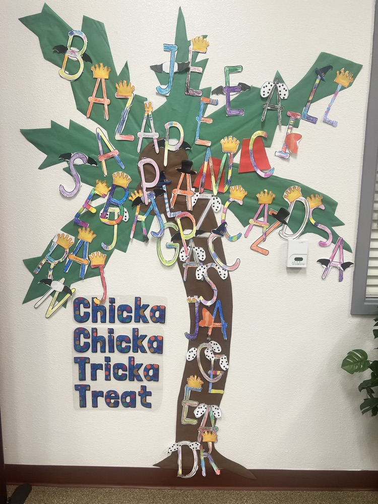 K5 library activity Chicka Chicka Tricka Treat