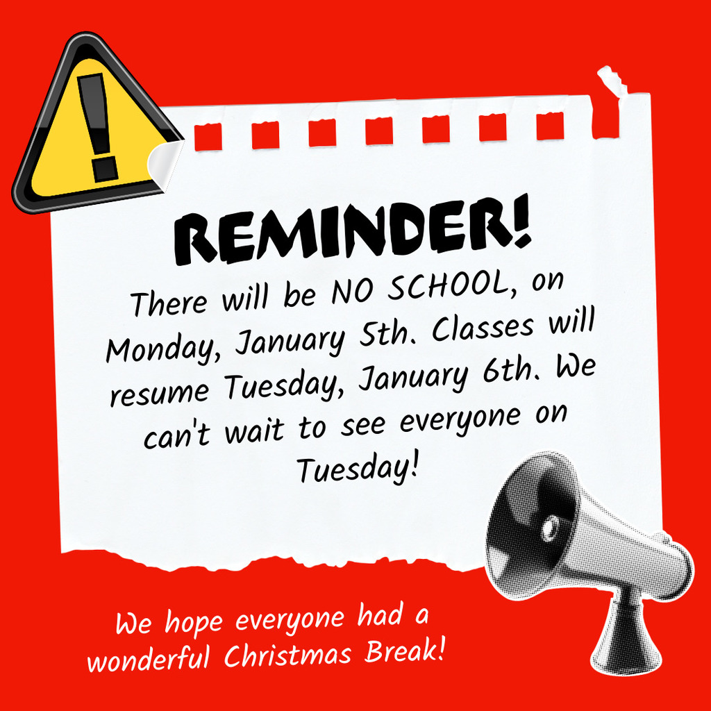 No School Jan. 5th