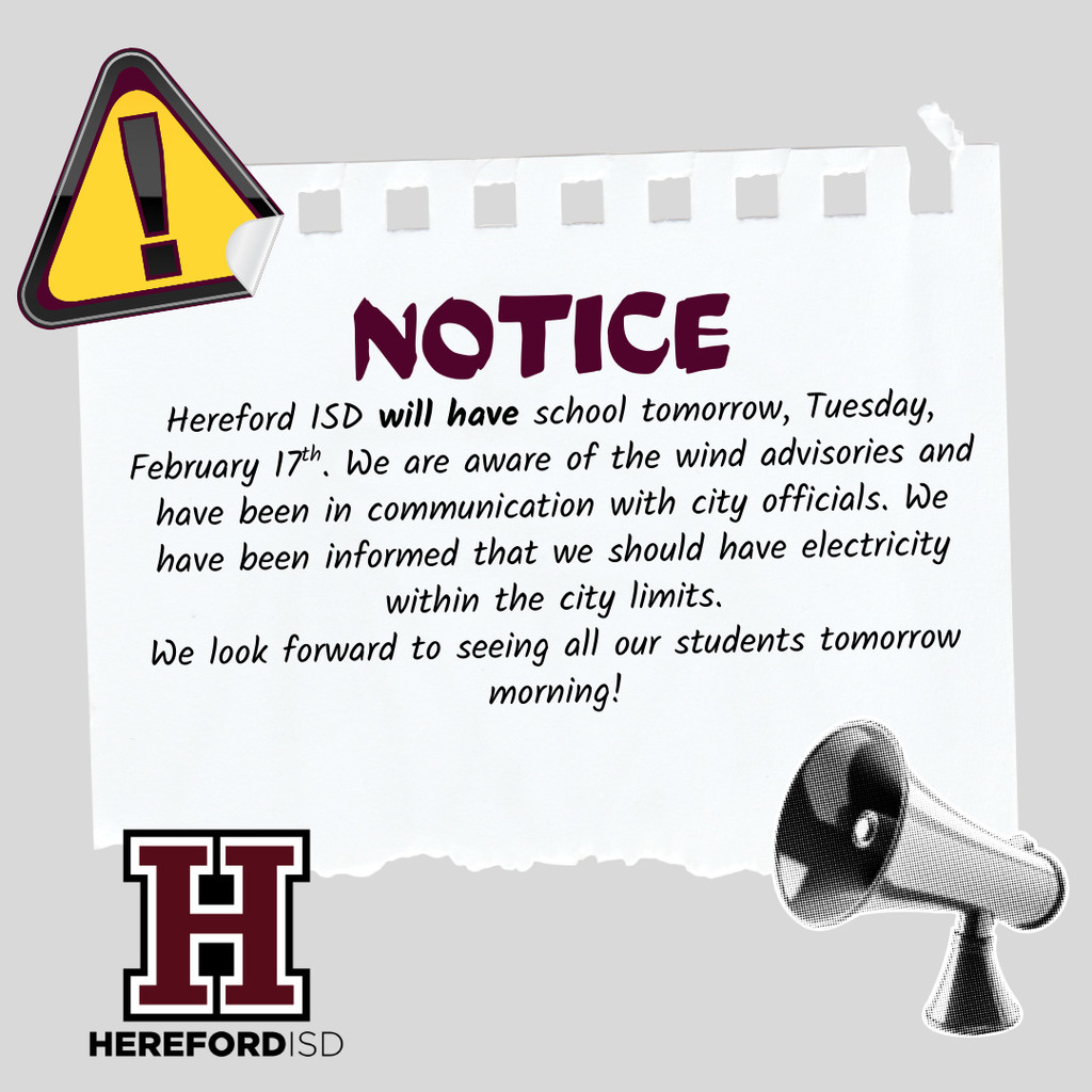 Classes in session on Tuesday, February 17th