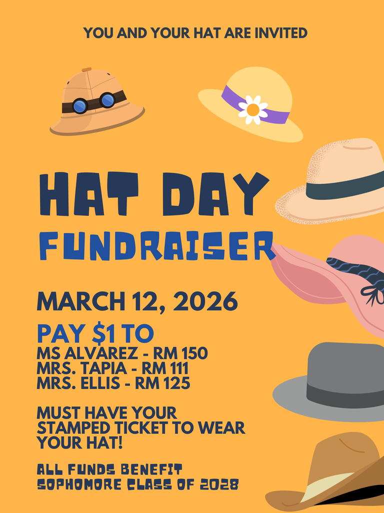 Hat Day Sophomore Fundraiser 