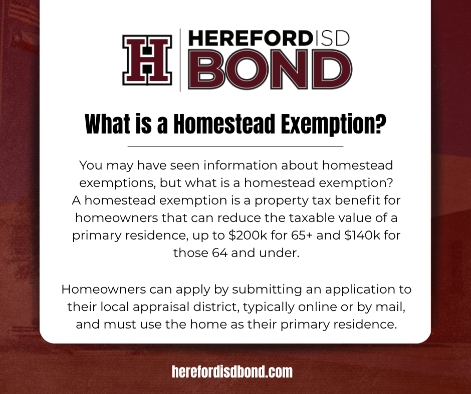 Hereford ISD Home Exemption