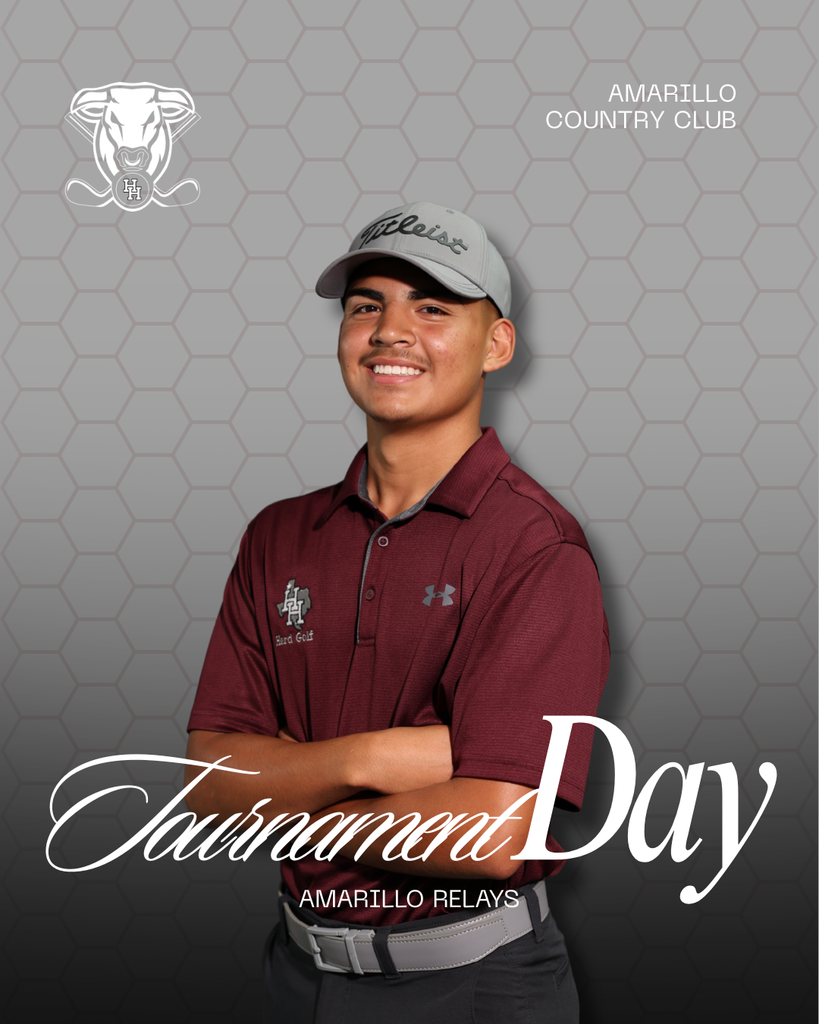 A young man in a maroon polo shirt and gray cap poses with arms crossed in front of a gray hexagon-patterned background.
