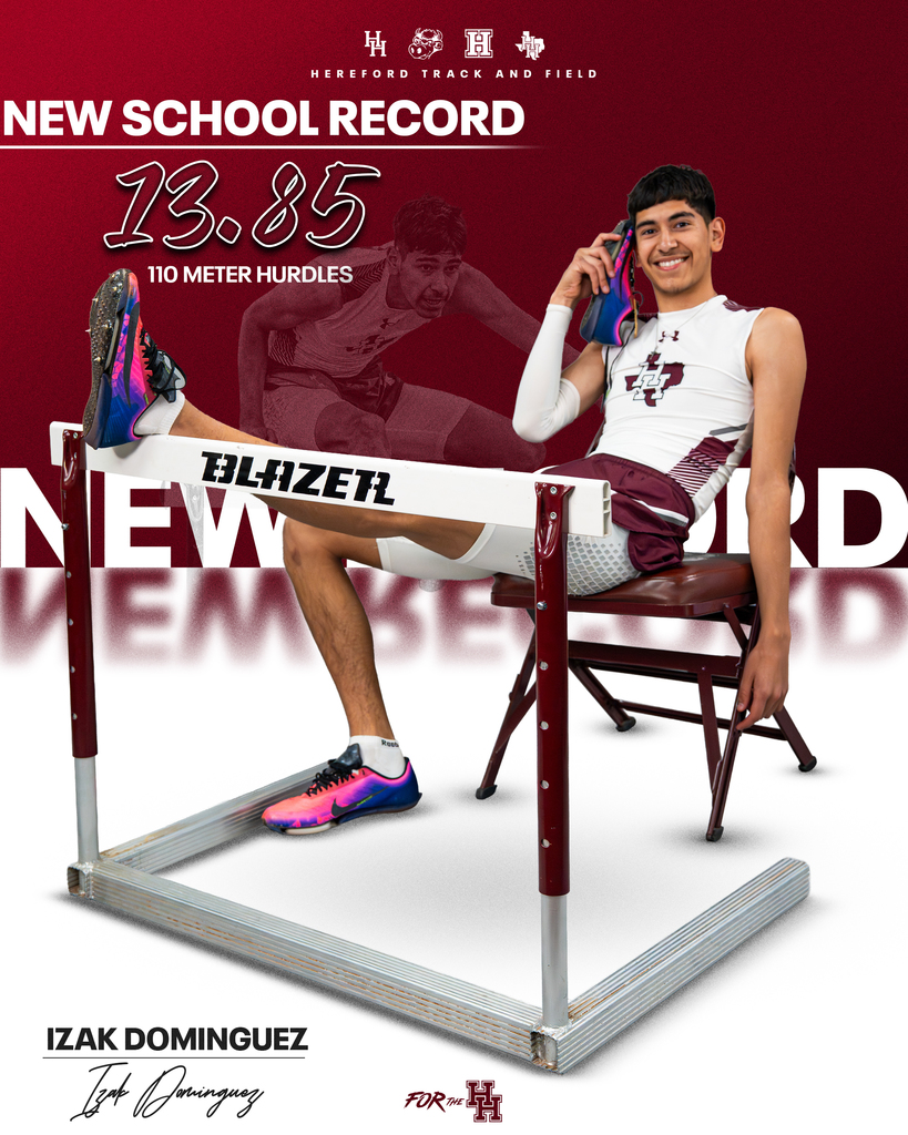 A man sits on a hurdle with his leg over it, wearing a sports uniform. He holds a shoe in his hand.