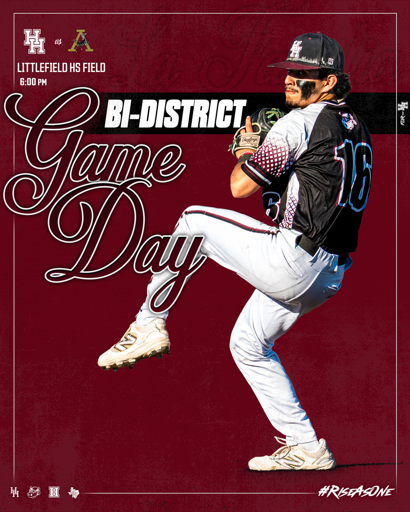 A baseball player in mid-pitch stance on a maroon background. The player wears a black and white jersey, white pants, and white cleats.