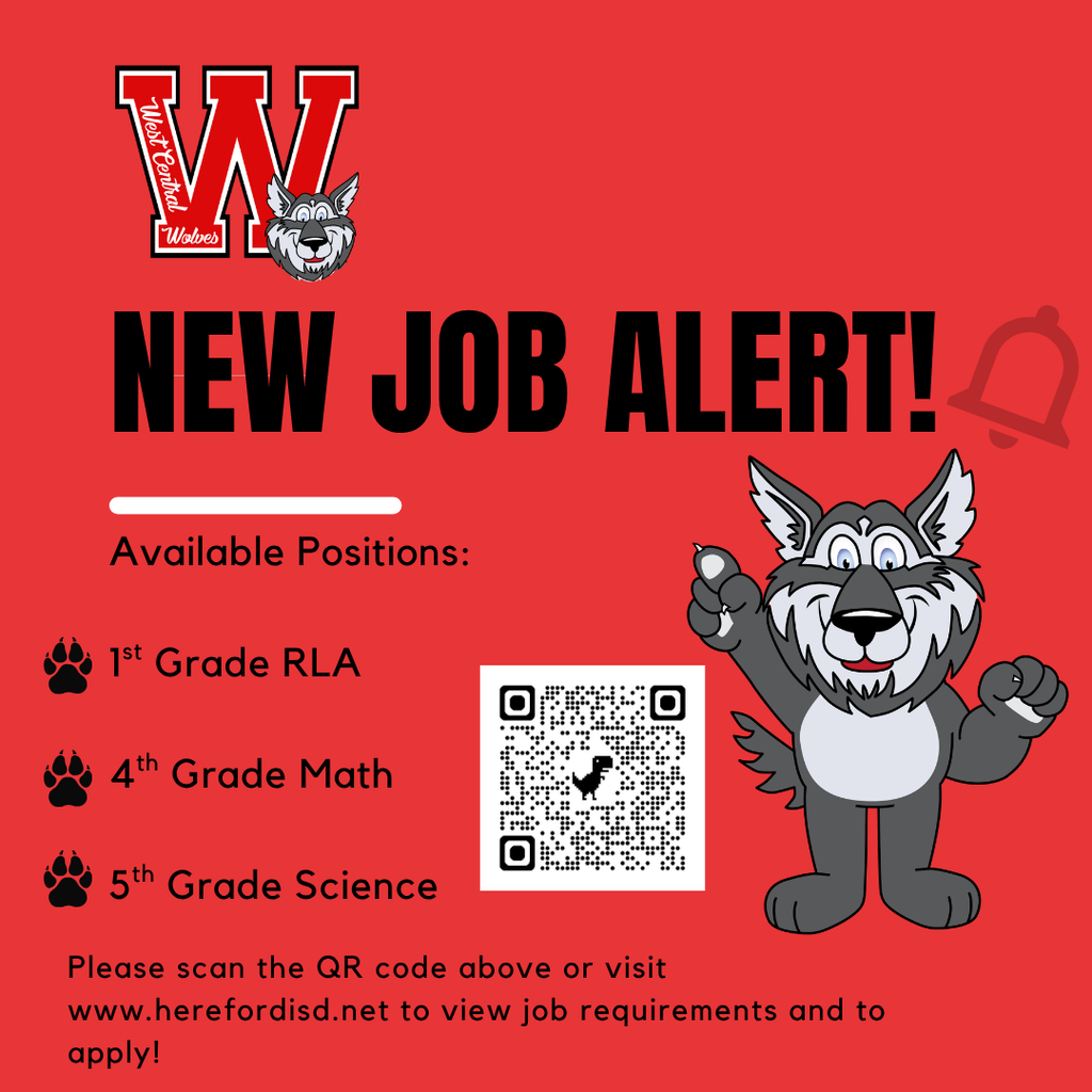 Now Hiring! 1st Grade RLA. 4th Grade Math. 5th Grade Science.