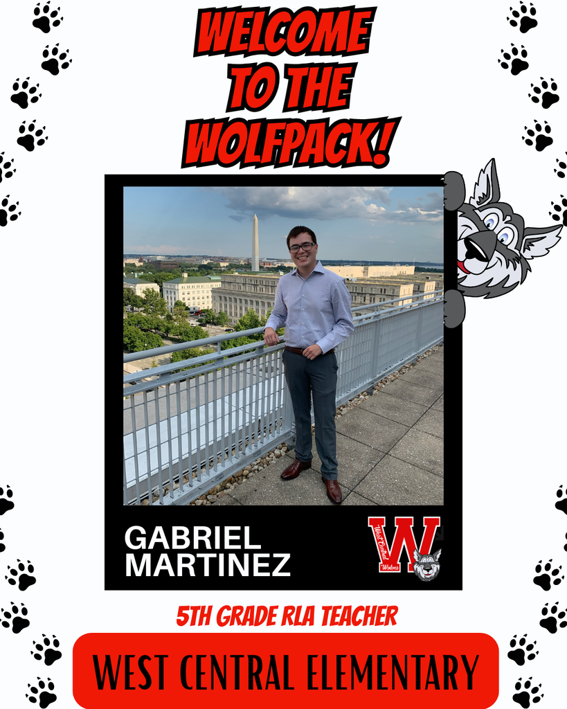Welcome to West Central Elementary, Gabriel Martinez!