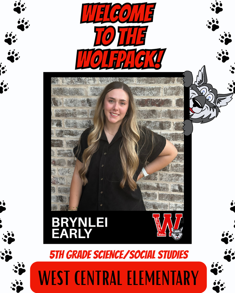 Welcome to West Central Elementary, Brynlei Early!