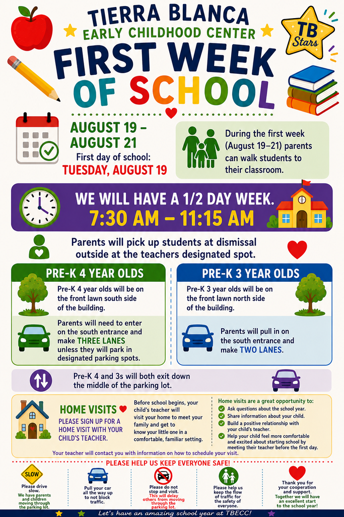 First Week of School Information
