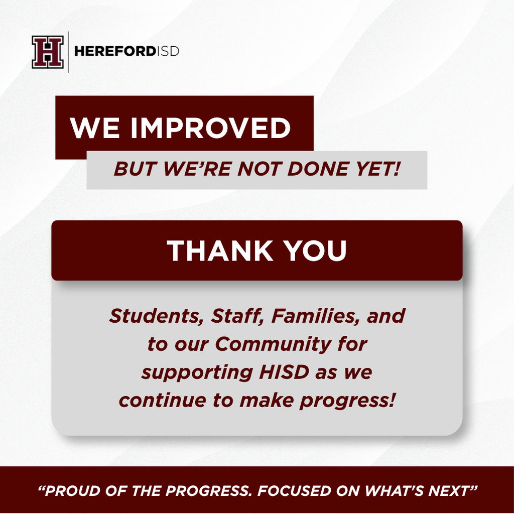 Thank you graphic for students, staff, families, and our community