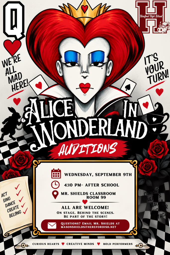 Alice In wonderland Auditions