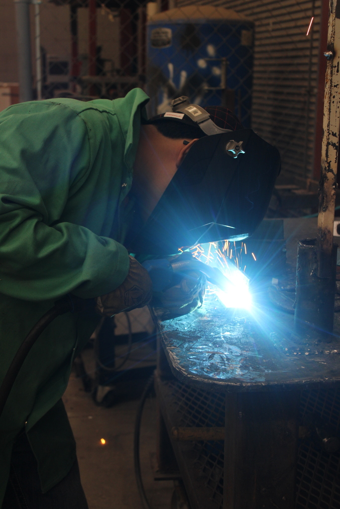 Student Welding w/gear