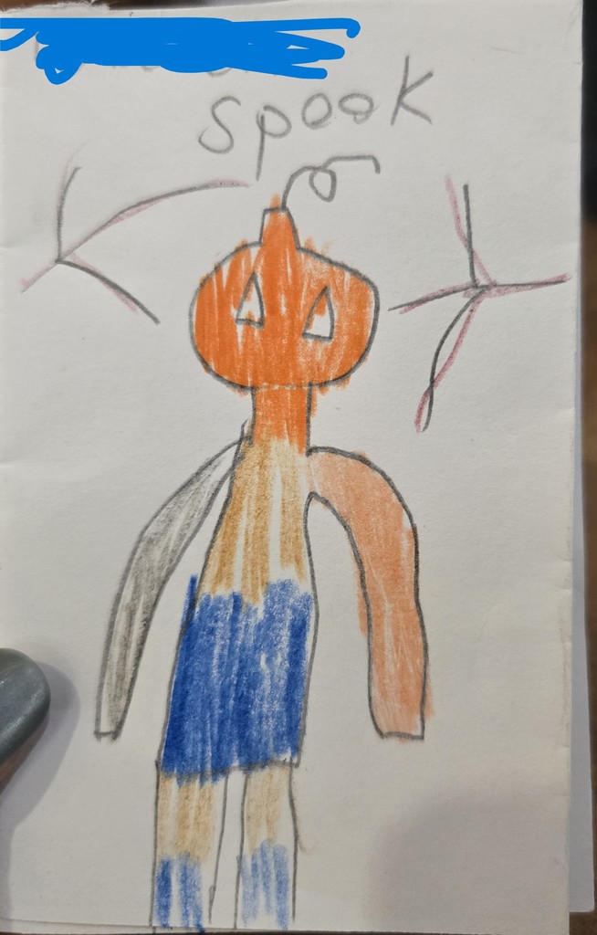 A completed story done by a fifth grader.