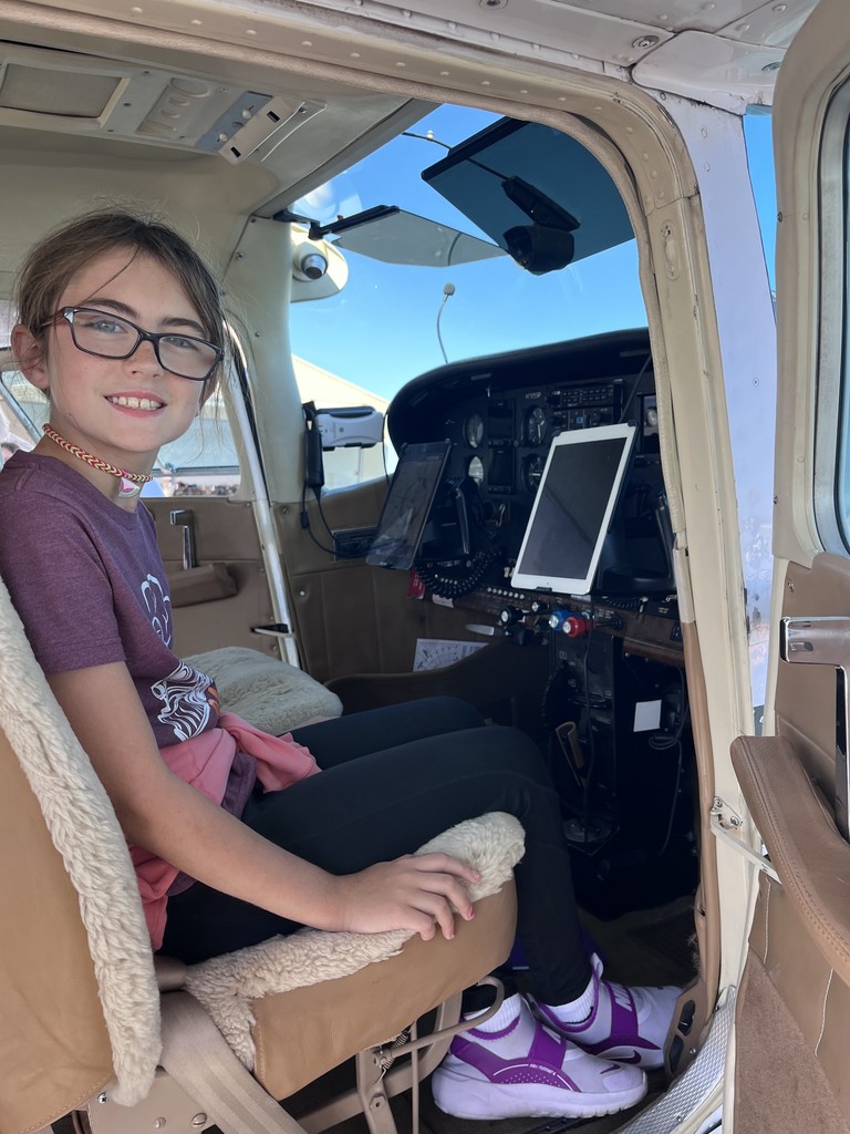 Fifth grader at Fly Kansas event