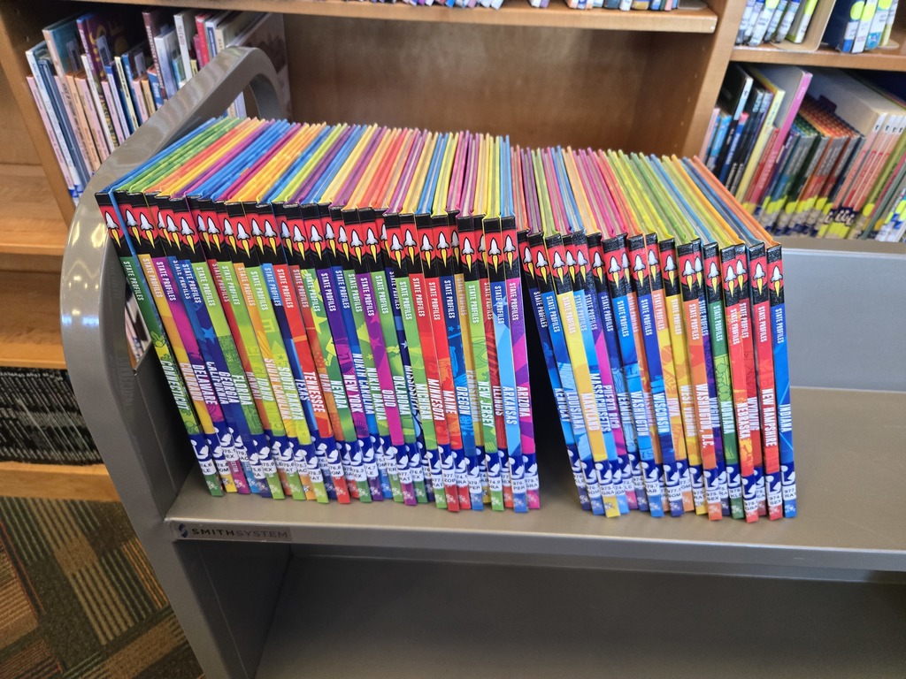 A brand new set of state books with colorful pictures!