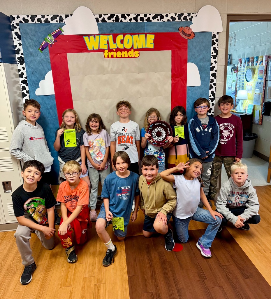 Mrs. Barnes class-winners of Whole Note Award