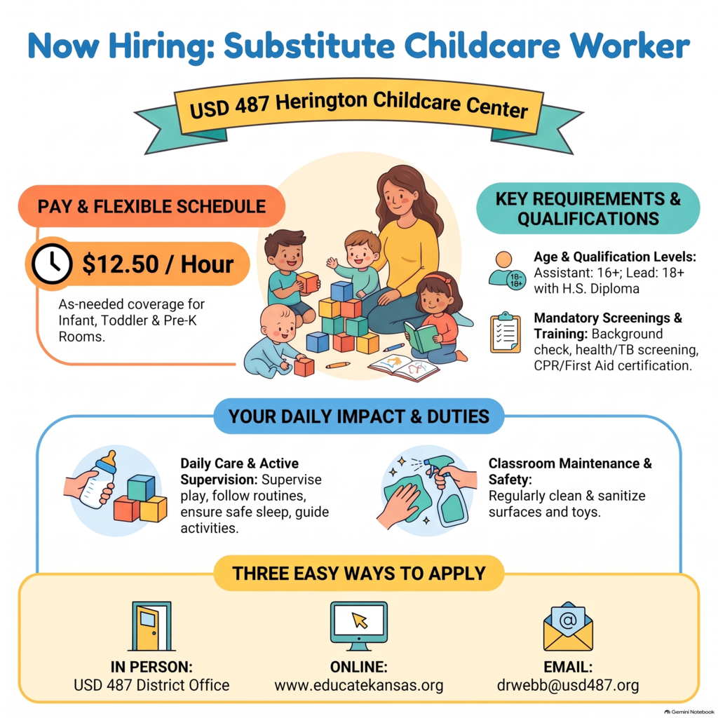 Substitute Childcare Flyer 