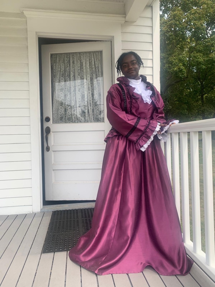 all dressed up like it’s the 1800s