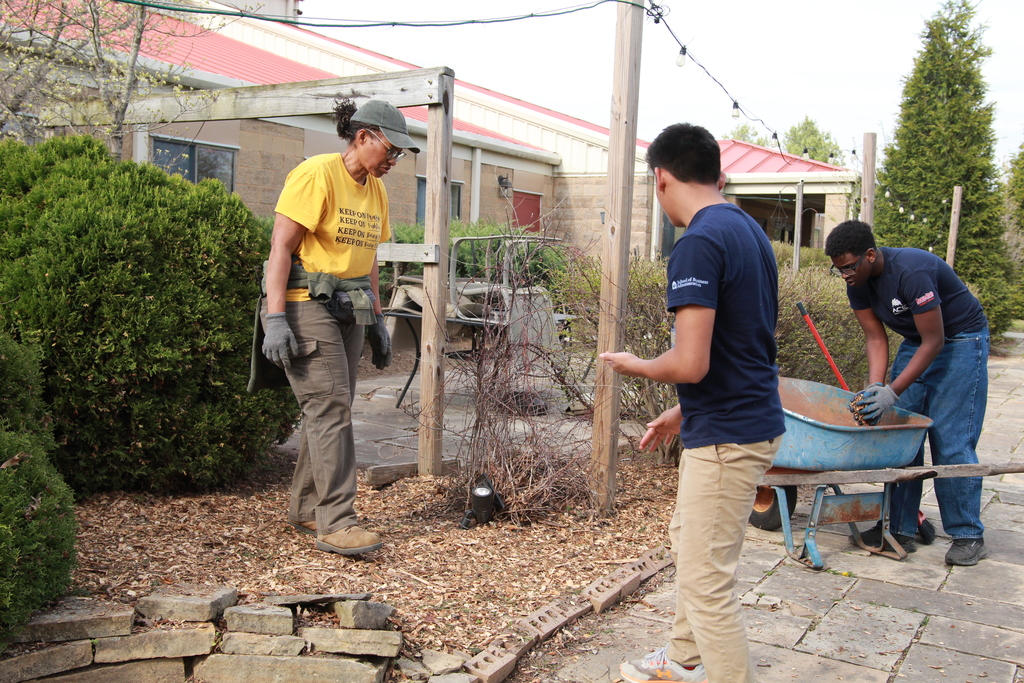Ms. Berta leading the way in groundswork