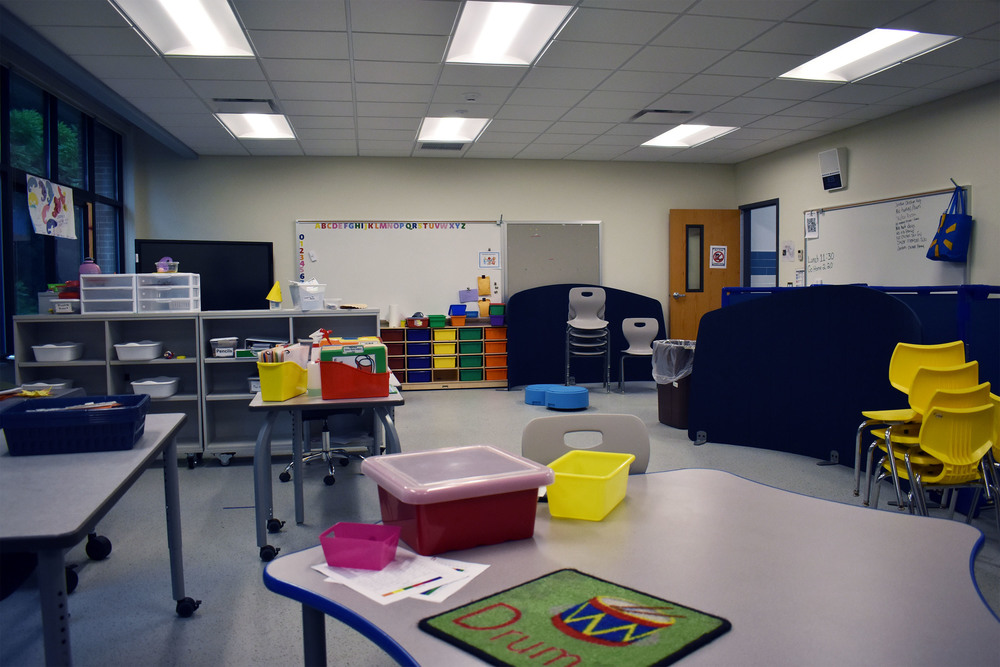 Classroom after capital project work