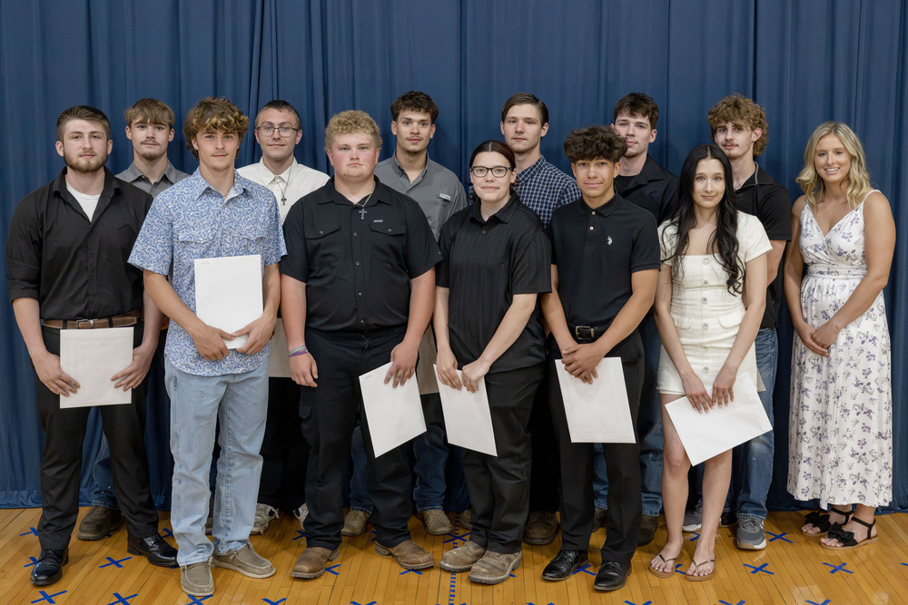 The Building Construction Class of 2026 poses at Completion Ceremony