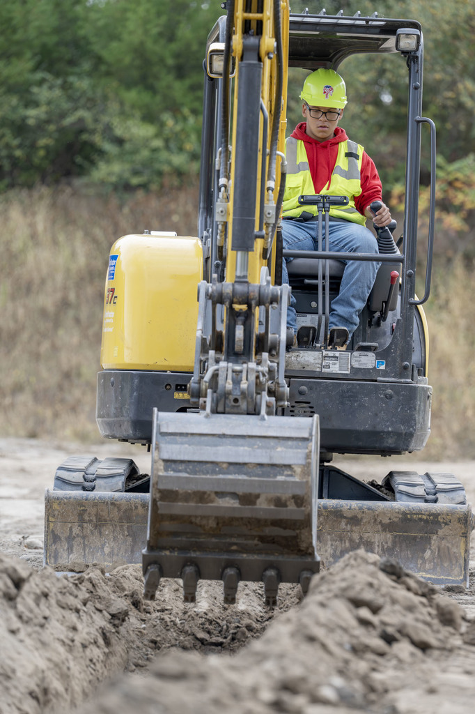 HERO student working during class