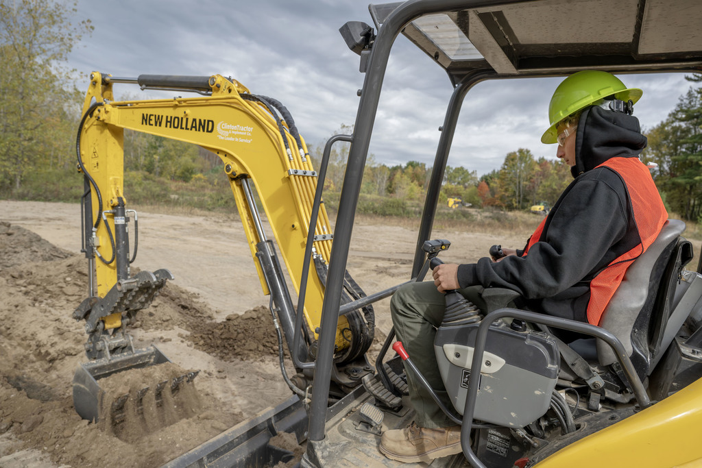 HERO student working during class