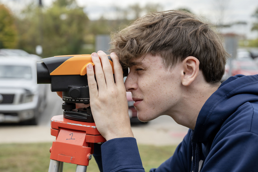 HERO student working during class