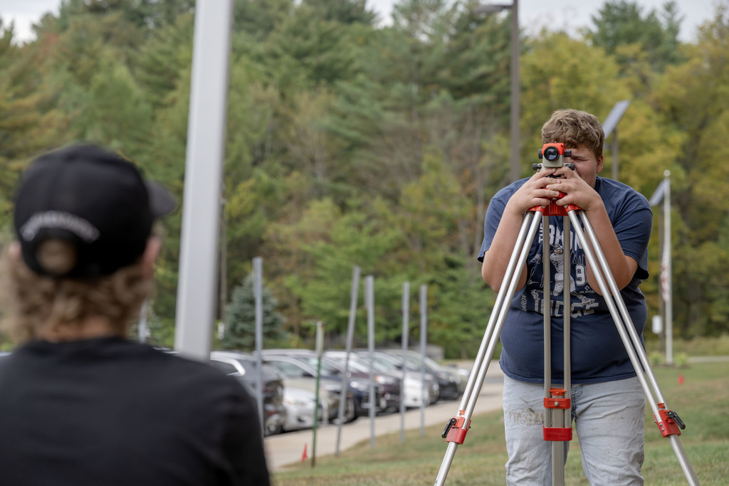 HERO student working during class