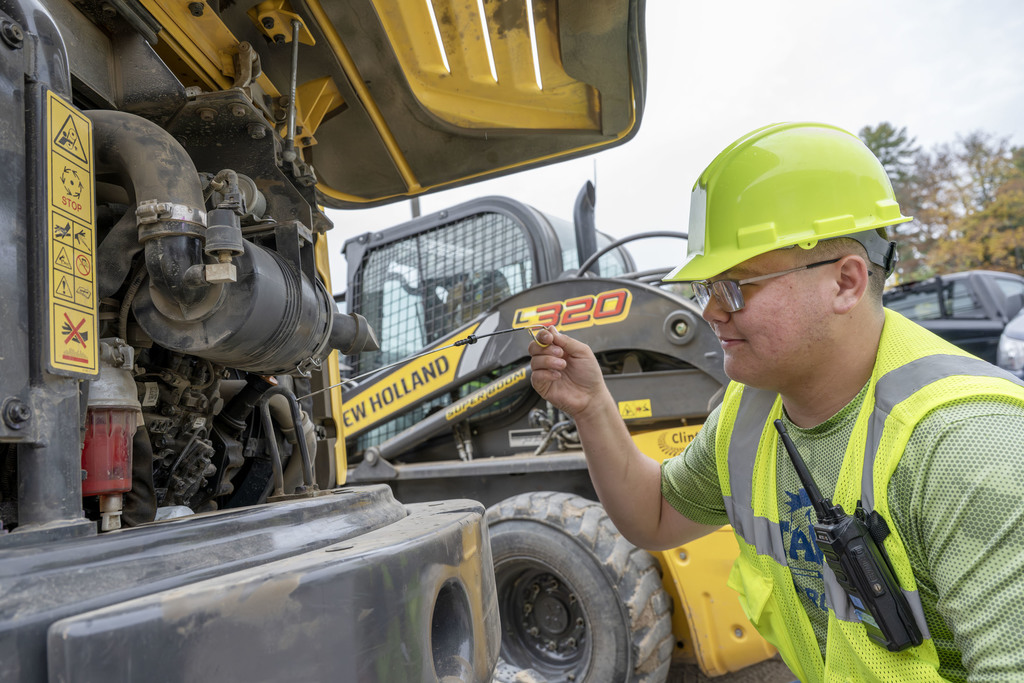 HERO student working during class
