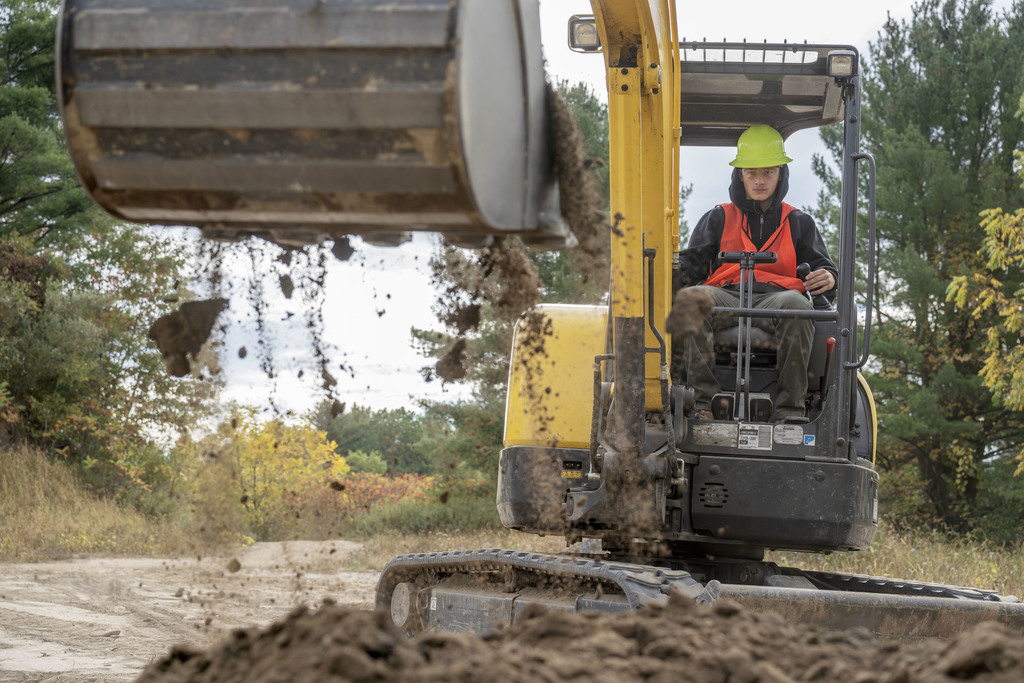HERO student working during class