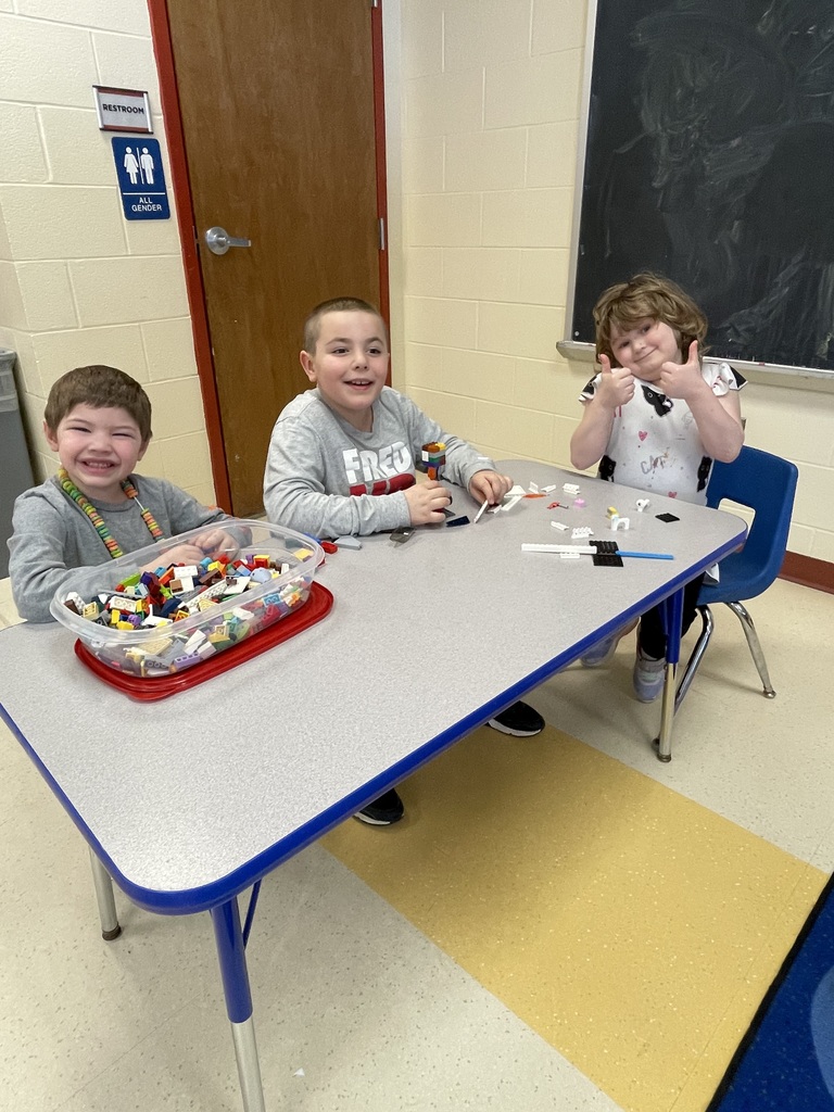 Three Pathways K-2 8:1:1 students participating in 100 Days of School activity