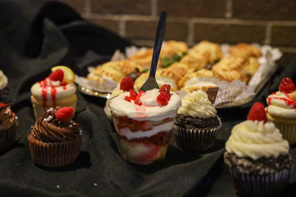 Desserts such as cupcakes