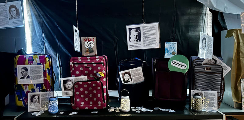 Student suitcase projects for a Holocaust unit
