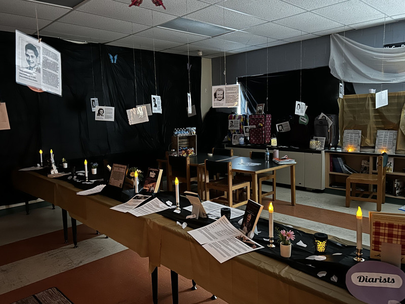 A classroom Holocaust museum