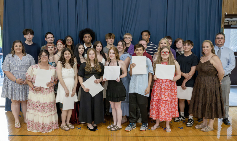 Culinary Class of 2026 poses at Completion Ceremony