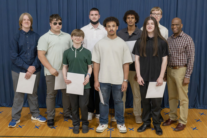 Network Administration Class of 2026 poses at Completion Ceremony