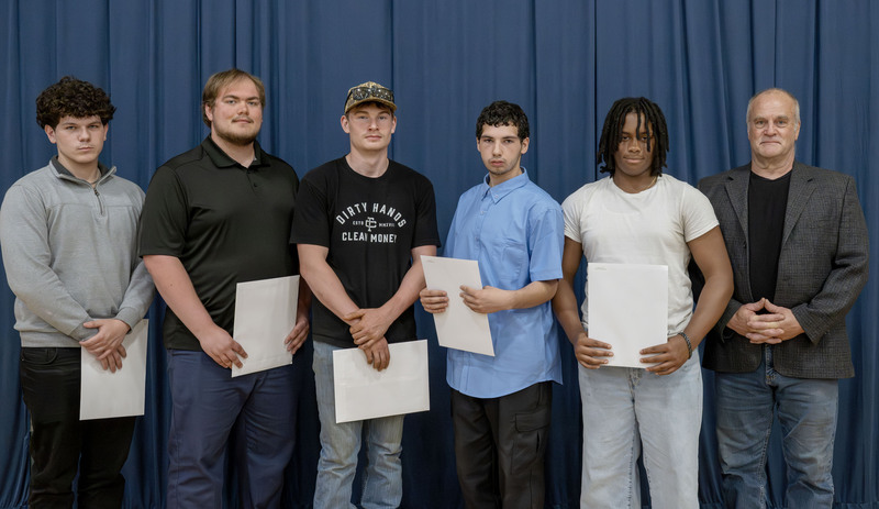 Advanced Manufacturing Class of 2026 poses at Completion Ceremony