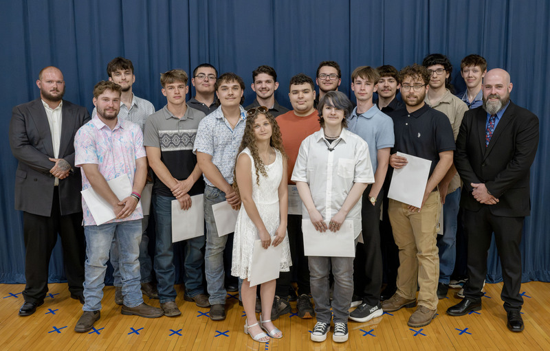 Automotive Technology Class of 2026 poses at Completion Ceremony