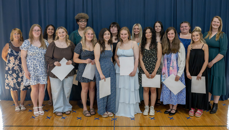 Child Family Services Class of 2026 poses at Completion Ceremony