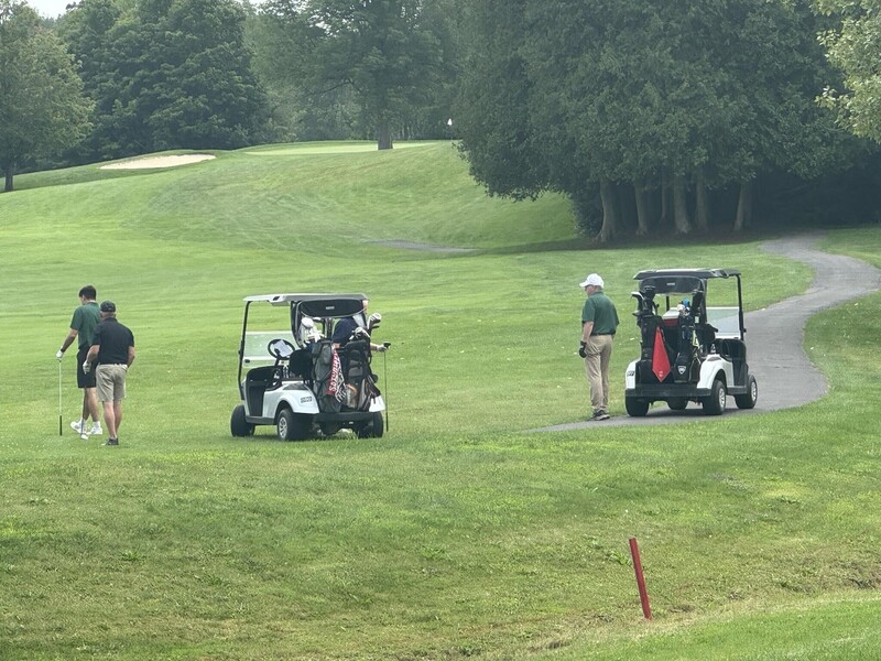 Golfers golfing on Cedar Lake Golf Course