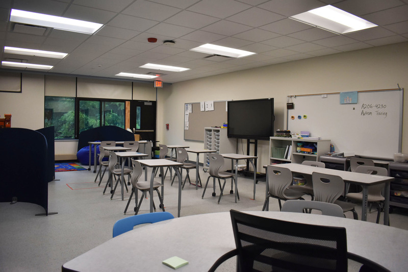 Special Programs classroom after capital project work