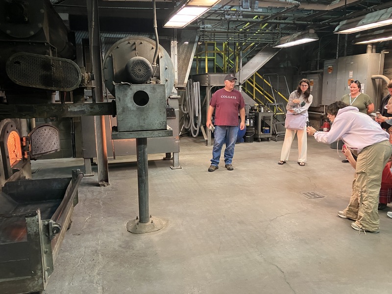 Honors Program students tour Colgate University sustainability program