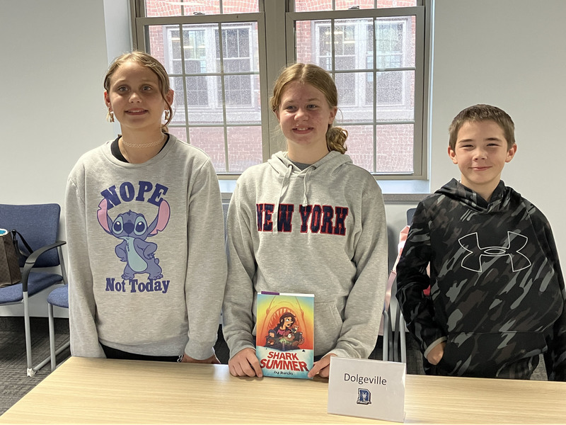 Students at Herkimer BOCES Honors Program graphic novel workshop
