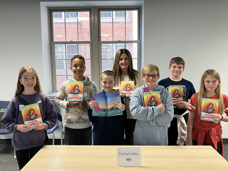 Students at Herkimer BOCES Honors Program graphic novel workshop